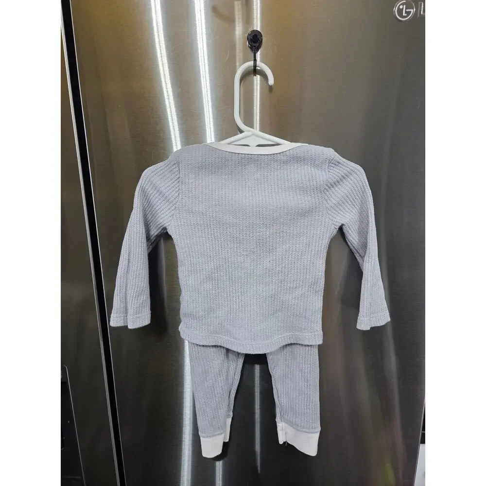 5/$20 Gray Waffle Pajamas - Cloud Island - 12mo